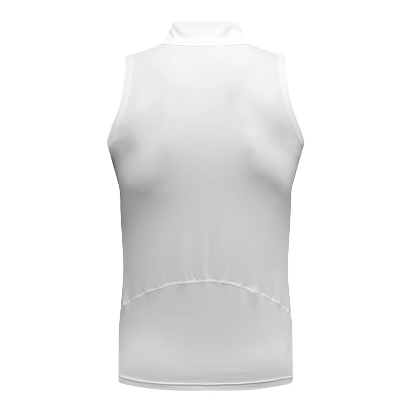 Sleeveless Turtleneck Compression Shirt
