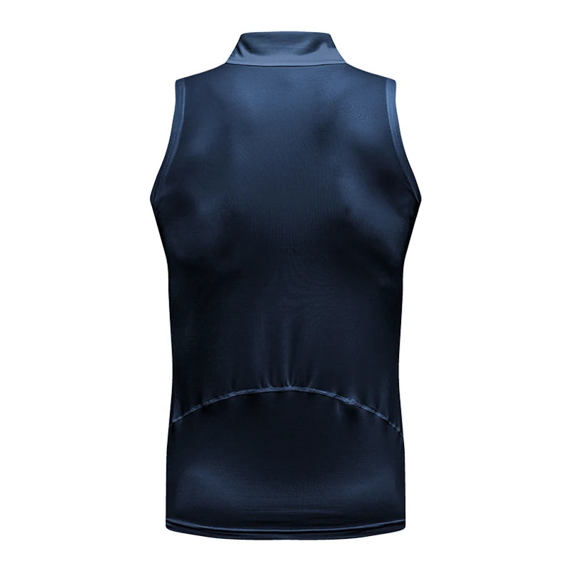 Sleeveless Turtleneck Compression Shirt