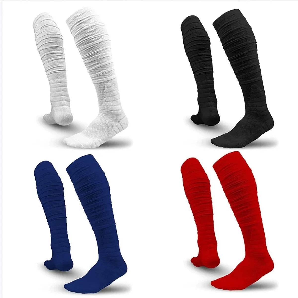 American Football or Soccer Scrunch Socks Pair